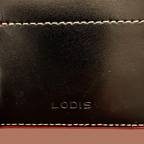 LODIS Black Leather Audrey Long Stacker Card Case  NWOT - Picture 7 of 7